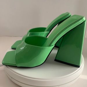 Green Avalon Mules